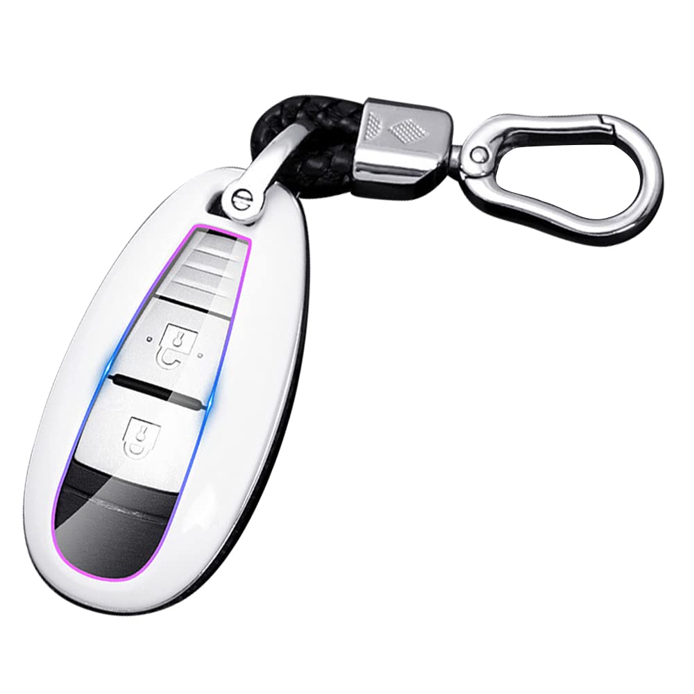 [LETINGFAR] Key case for Suzuki Smart key case Key cover SUZUKI-3H-2J-RQ-25 белый