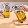 600/800/1000Ml Oil Dispenser Bottle With Drip Free Spout Kitchen Glass Oil Pot Large Capacity Leak-Proof Oil Dispenser
