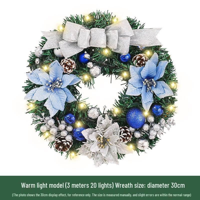 30/40cm Christmas Vine Wreath: New Style Holiday Decoration
