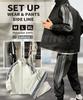 three Joy Windbreaker Jersey Long Training Running Outdoor Size L Men's Set, Sleeve, Wear, Wear, Wear, White,
