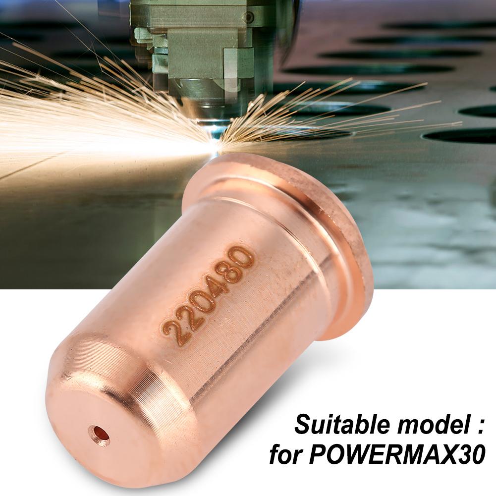 5pcs Electrode Nozzle Tip Nozzle Tips for  30   Cutting Torch Tellurium Copper Material Metal Cutting Consumables 3 Types of Nozzle Tips