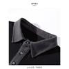 Men's Color Block Stripe Polo Shirt Casual Short Sleeve Loose Fit Streetwear Top