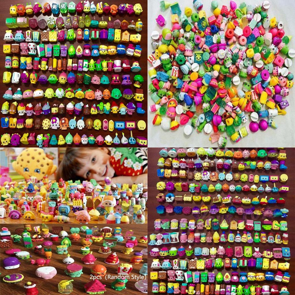 New Arrival 2pcs Of Shopkins Season 2-5 Mini Action Figure Toys Great Gift For Kids