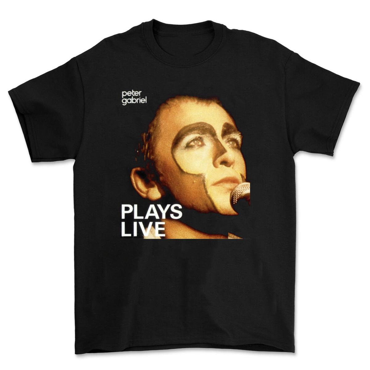 Peter Gabriel Plays Live Unisex Heavy Cotton T-Shirt BS099 L