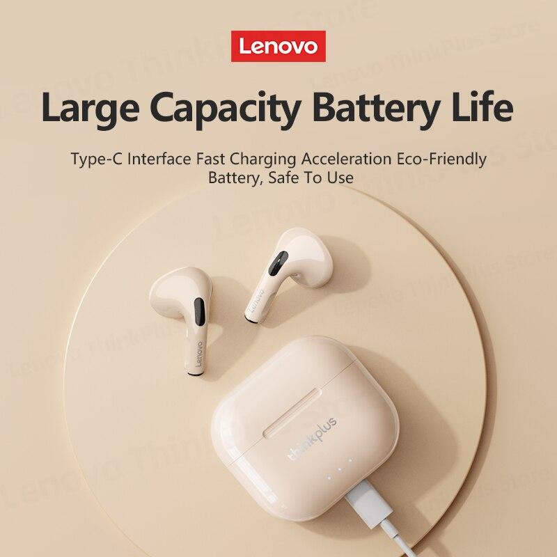 Lenovo LP40 II Bluetooth Earphones Wireless Headset Noise Reduction Headphones 230mAh HiFi Stereo Sports Earbuds With Mic