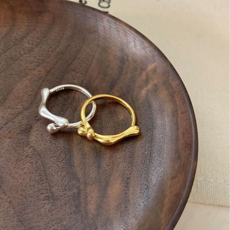 Luxurious Adjustable Copper Ring With Unique Geometric Design For Women Fashion