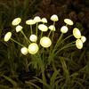 Solar Garden Lights LED Solar Mushroom Light Waterproof Outdoor Fairy Light for Yard Patio Pathway Decor