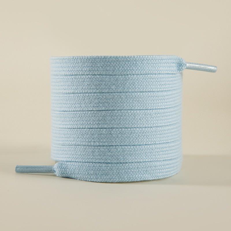 New Classic Pure Cotton Shoelaces Flat Shoelaces Sports Canvas Shoelaces for Men and Women Width 0.8cm Length 100/120/140/160cm