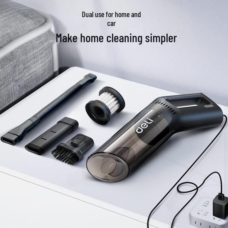 Deli DL8080 Handheld Wireless Car & Home Vacuum Cleaner, High Power, Dual-Use