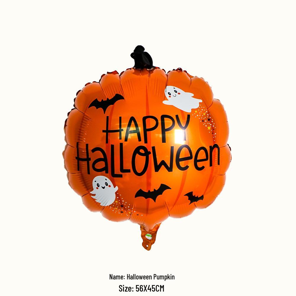 Grenseoverskridende Halloween Spøkelse Hodeskalle & Gresskar Monster Ballongsett