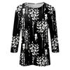 3/4-Ärmel-Shirts für Damen, süße Oberteile, grafische T-Shirts, Blusen, lässig, Übergröße, Basic-Oberteile, Pullover