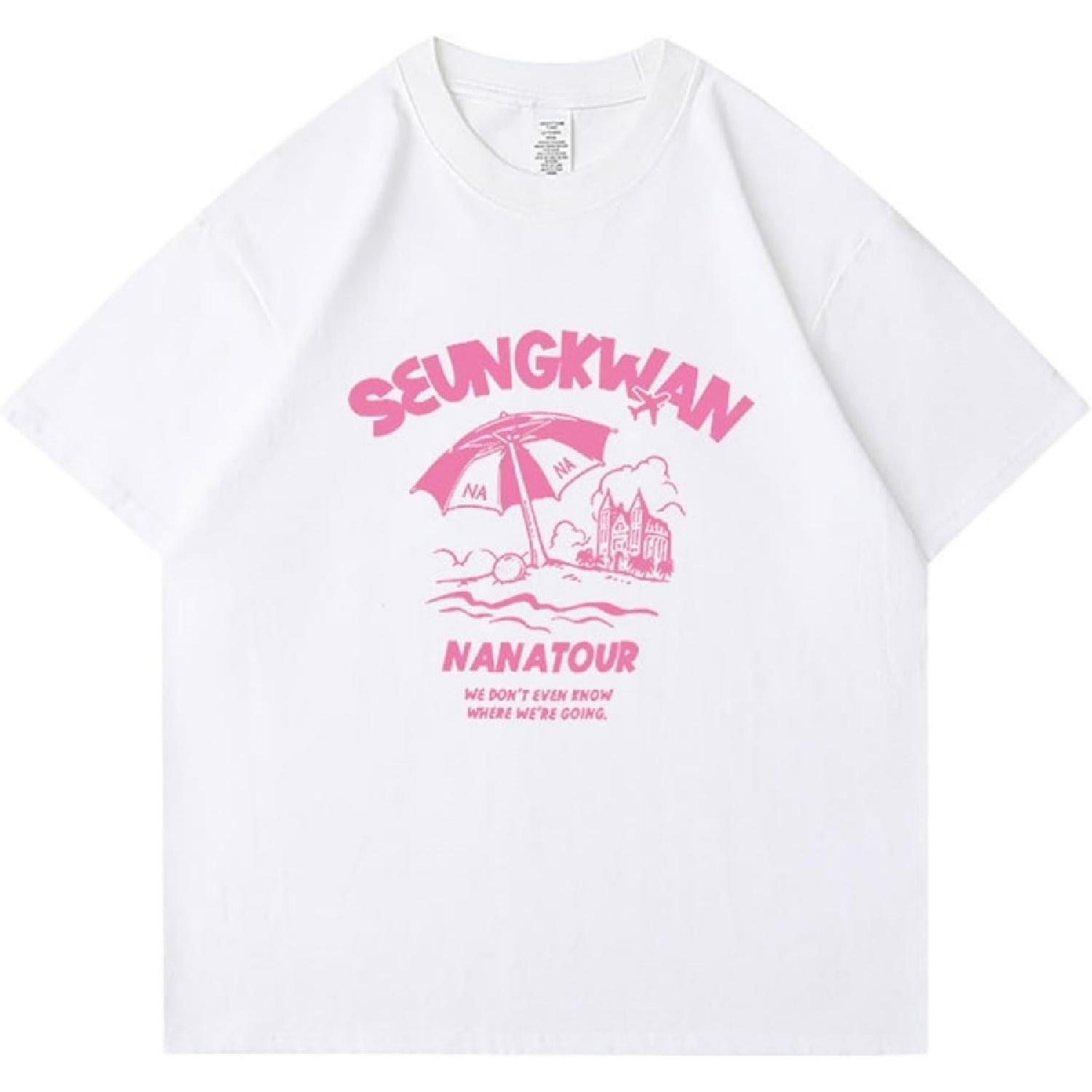 

17 NANATOUR T-Shirt VarietyShow Pattern Concert Support Clothing XXXXXL білий