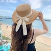Paper Flat Top Big Brim Sunscreen Milliner Hat Beach Vacation Trendy Hat Gardener Hat Idyllic