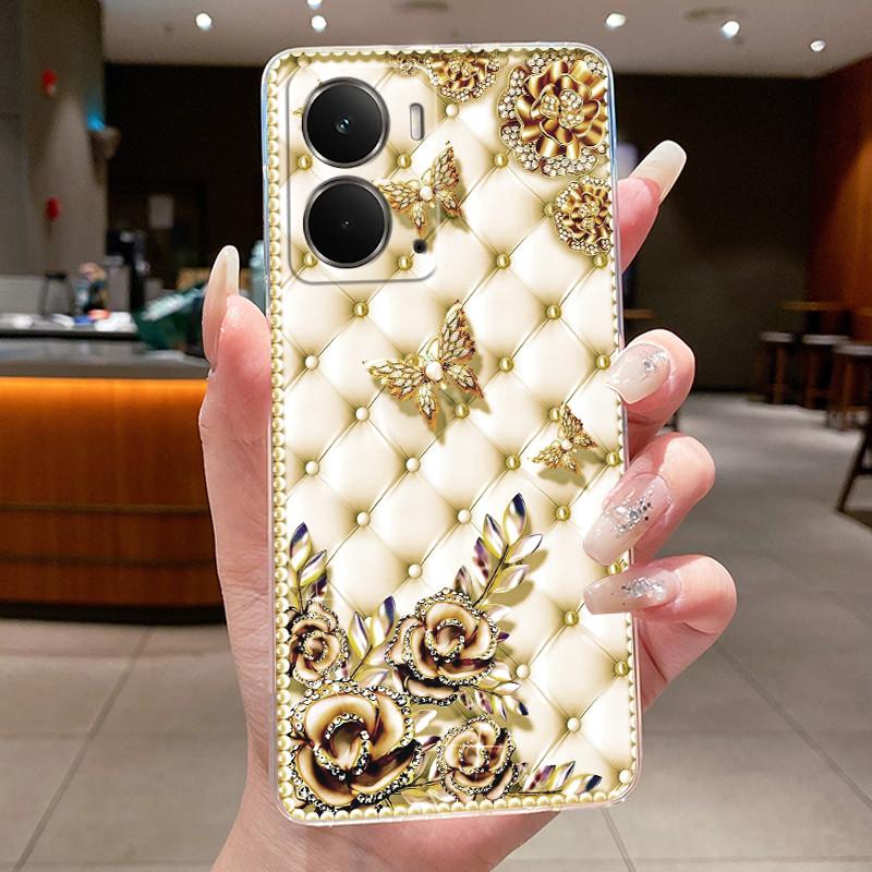 Phone Casing For Realme P3 5G Back Cover Luxury Dragon Cute Cool Boys Girls Flowers Patterns Transparent Soft Silicone TPU Case