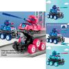 Inertia Impact Transforming Tank Toy For Kids With Shooting Function And Deformation