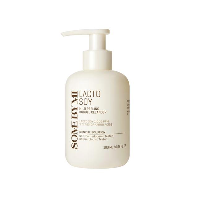 SOME BY MI - Lacto Soy Mild Peeling Bubble Cleanser 180ml