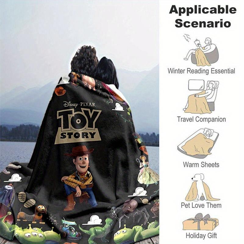 1pc, Cozy Toy Story Home Decor Blanket: Perfect Flannel Throw for Bedroom, Living Room, Travel, Camping, Car