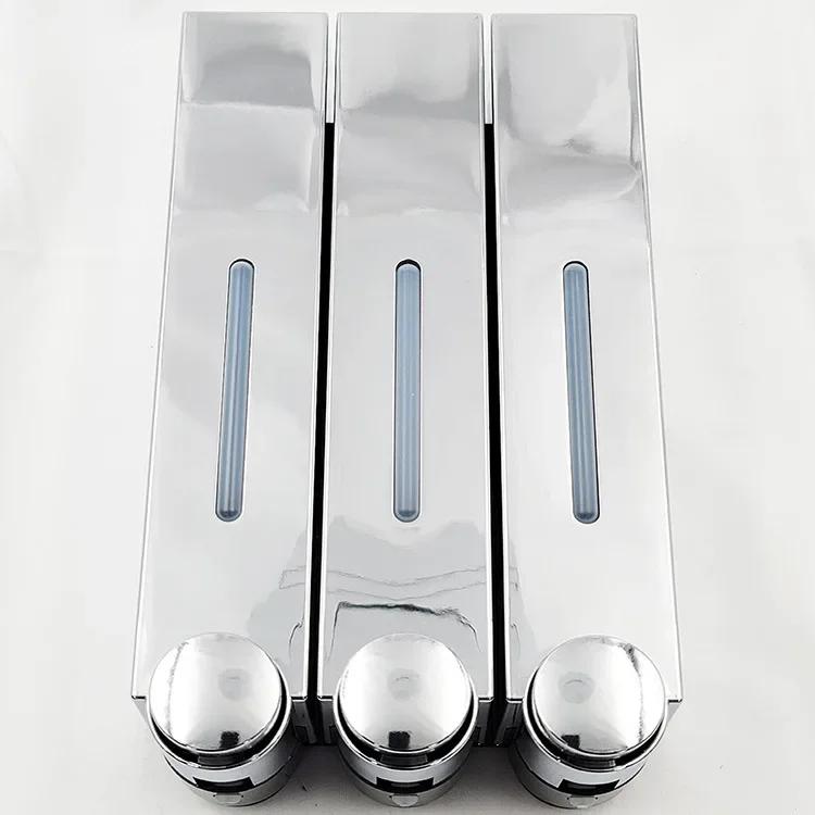 Neuer Stil 420ML Hotelküche Badezimmer Manueller Wandmontierter Seifenspender Duschgel Shampoo Presstyp Flüssigseife Zubehör