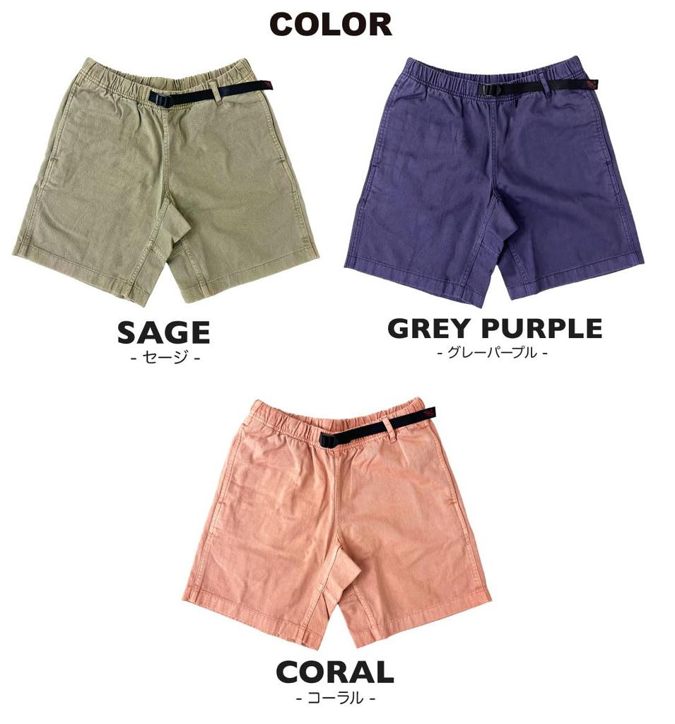 Gramicci Women's G Shorts, Pigment Dye, G4SW-P125 (L, CORAL)