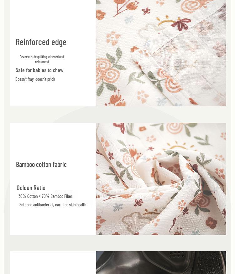 Kangobaby Pure Cotton Double Layer Baby Blanket & Swaddle