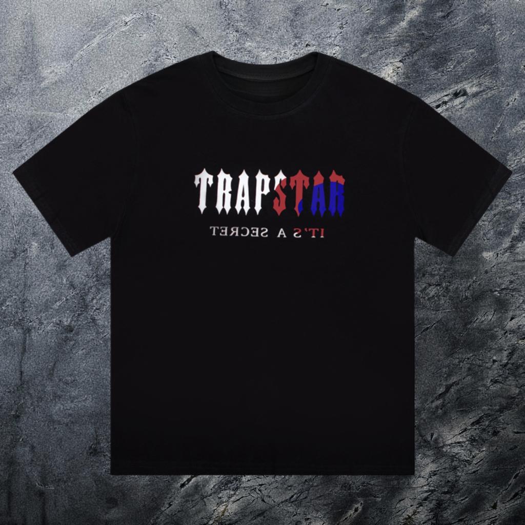 2026 Pop Trap ShortSleeved Star Printed Ins Niche Streetwear Brand Cotton American High Street TShirt Both Of Unisex And Unisex