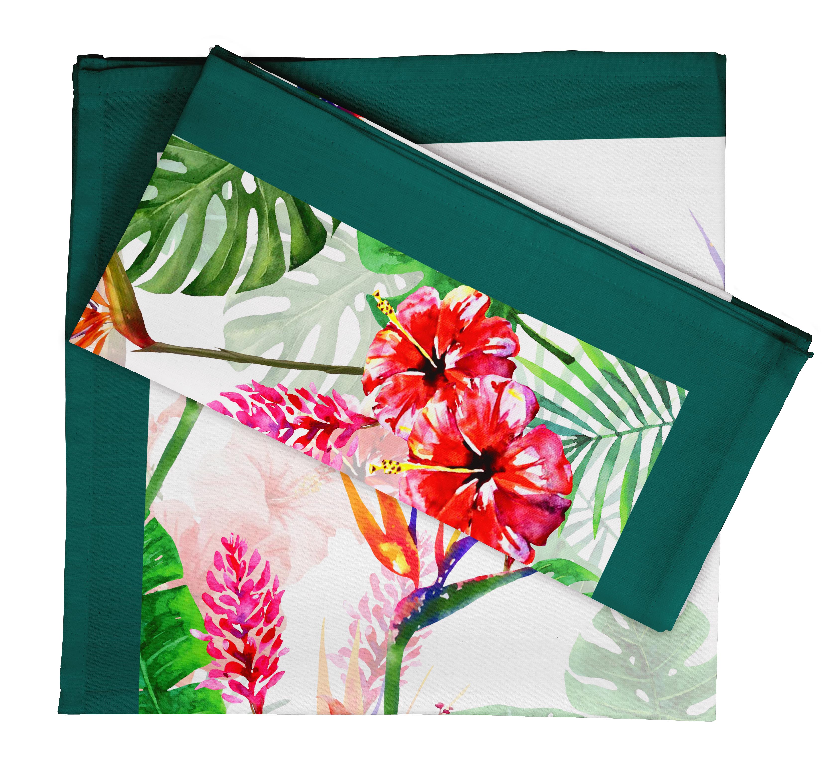 

Vargottam Luxury Collection Dinner Table Linen Decor Cotton Napkin Printed Fabric Багаторазові серветки, набір 12, 20 x 20 дюймів - Set Of 4 чирок зелений колір