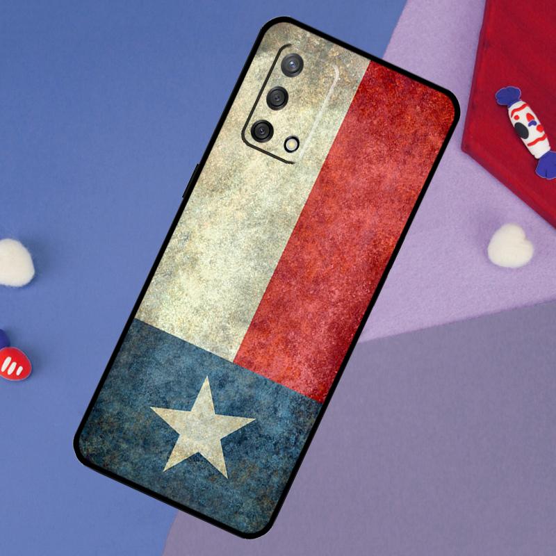 Texas Flag Case For Oppo A60 A80 A40 A6 A5 Pro A15 A16 A17 A57 A94 A74 A54 A76 A96 A18 A38 A58 A78 A98