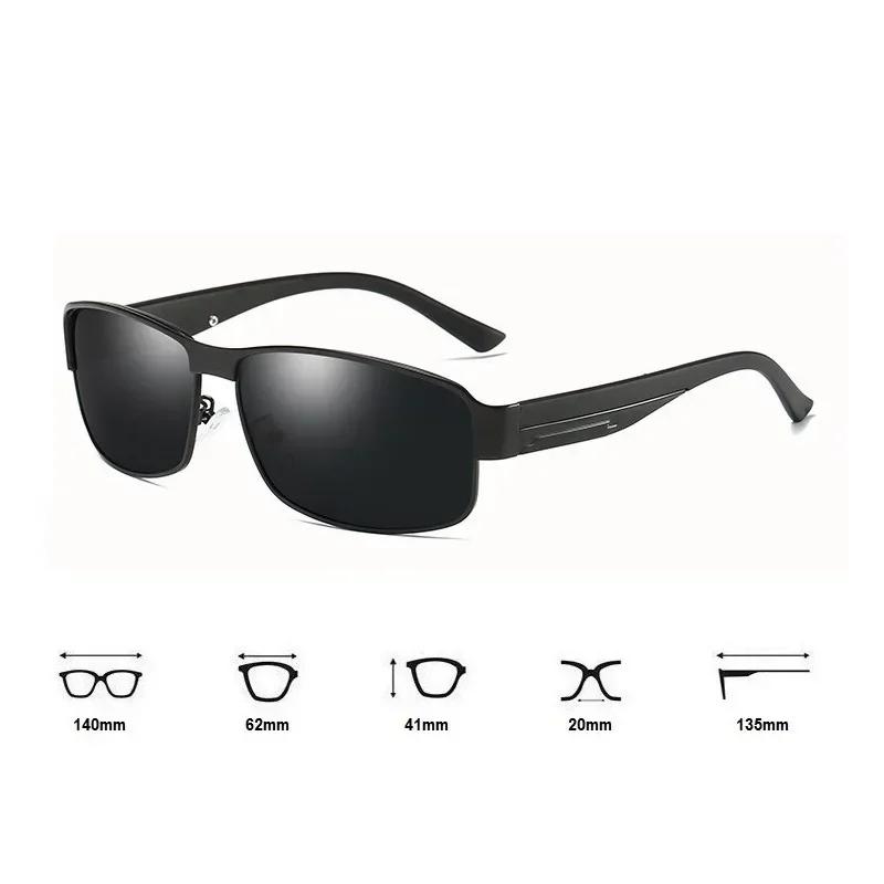 Classic Polarized Sunglasses Men's Women  Designer Driving Square Frame Men Sun Glasses Male Goggle UV400 Gafas De Sol