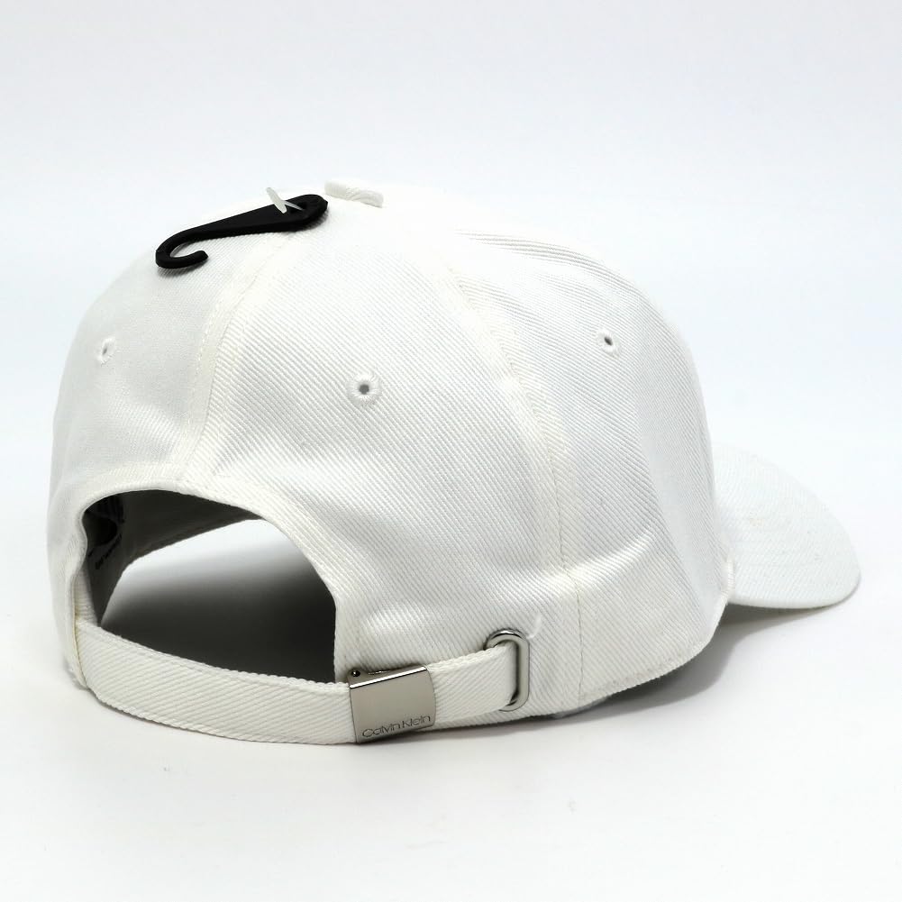 Ck Cap Hat Logo Monogram Cotton MONOGRAM EMBROIDERY BASEBALL CAP Bright White 4G5002G 110 [Calvin Klein] [Item]