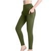 Women's -Lined High-Waist Compression Yoga Pants, Tummy-Control Leggings With Pockets, Warm Fitness Long Pants
