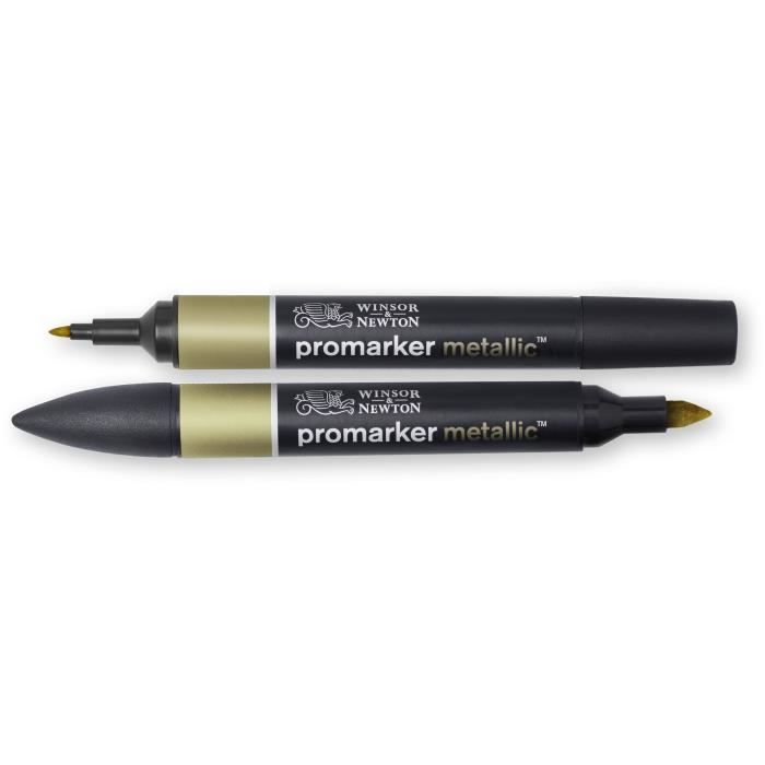 WINSOR & NEWTON Promarker - Coffret De 2 Marqueurs - Or