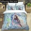 3D Anime Genshin Impact Bedding Set,Duvet Cover Comforter Bed Set Quilt Cover Pillowcase,King Queen Twin Size Boys Girls Adults