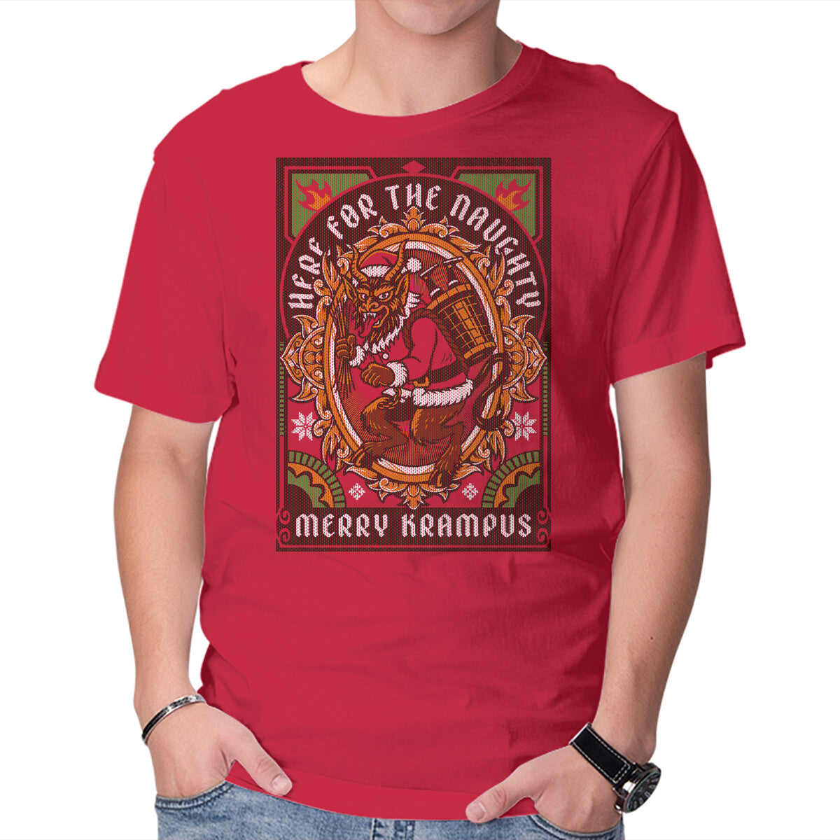 Unisex Crew Neck T-Shirt Here For The Naughty Graphic Short Sleeve Casual Tee XXXXL