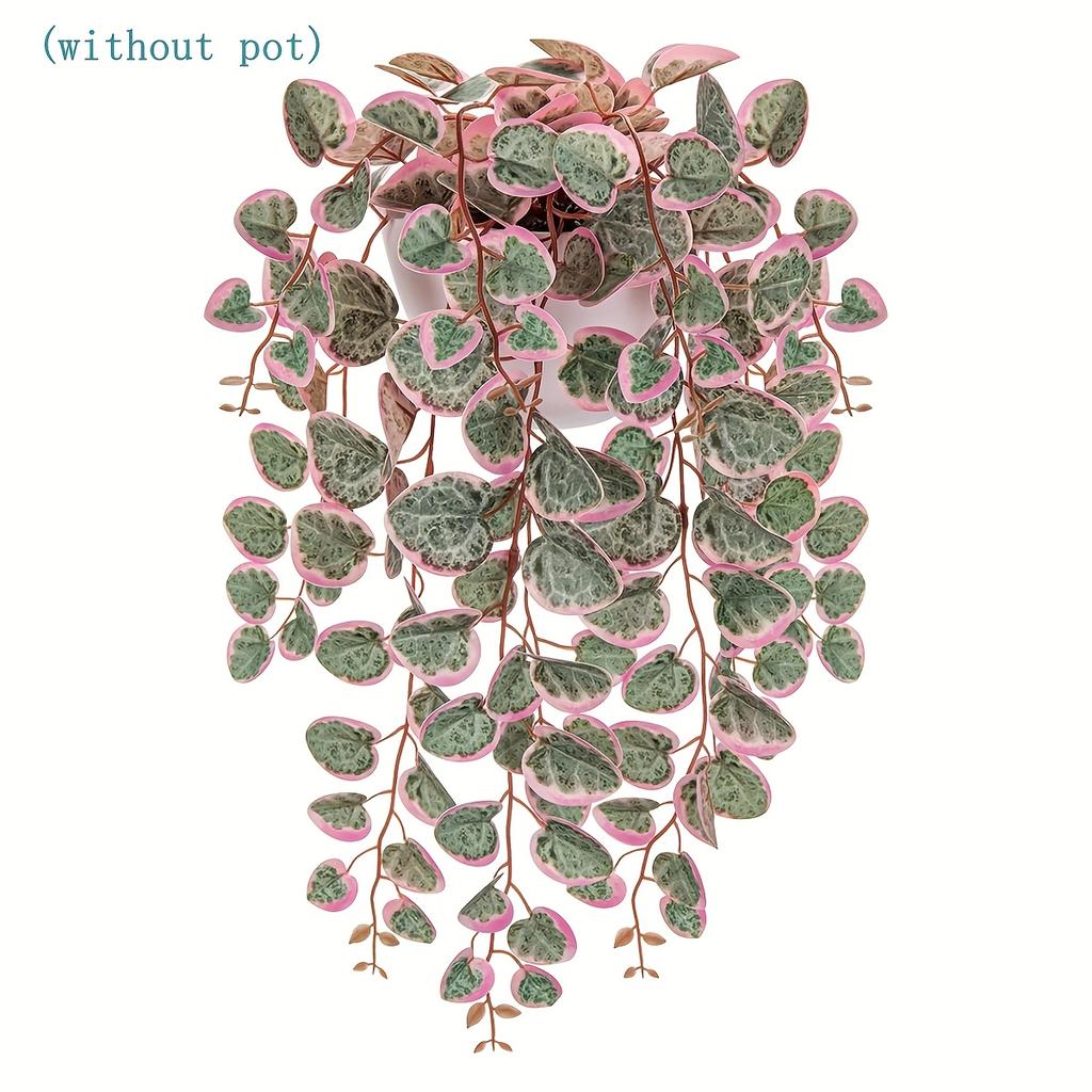 1PC Artificial Plants Vines Fake Hanging Eucalyptus Leaves Plastic Foliage Wall Hanging Rattan for Wedding Home Garden Decor