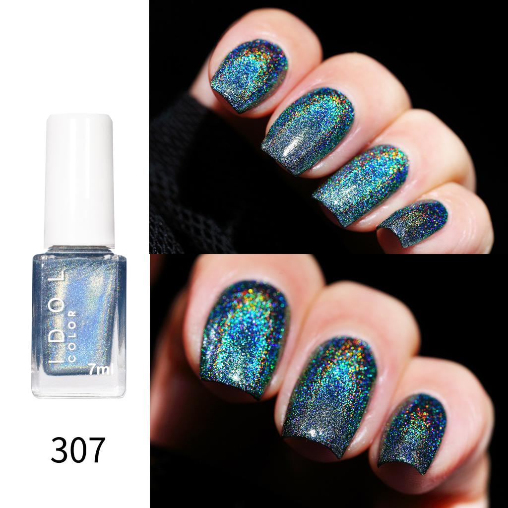 Laser Nail Polish No-bake, Long-lasting, Non-peeling, Quick-drying, Flash Diamond, Nail Polish Sequins