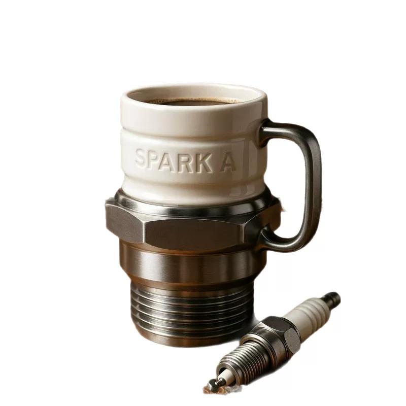 New Spark Plug Mug Spark Plug Cup Creative Water Cup