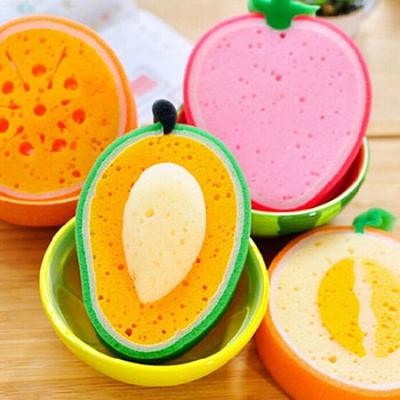 Bella spugna per lavare i piatti a forma di frutta