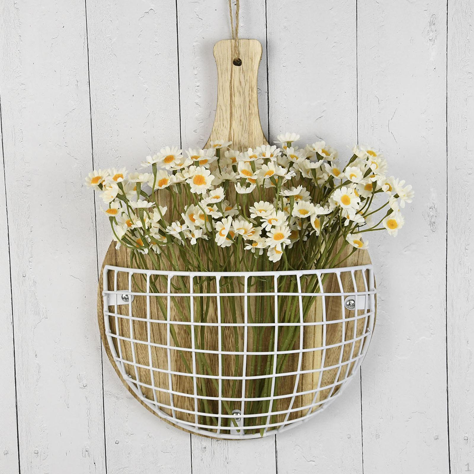 

Подвесной органайзер-корзина для настенного хранения во дворе и гостиной Round White