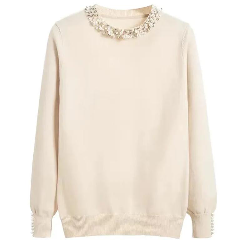 Sweater for Women Autumn Winter Thickened Pullover Warm Knitted Stretchy Long Sleeve Oversize Jumper Tops