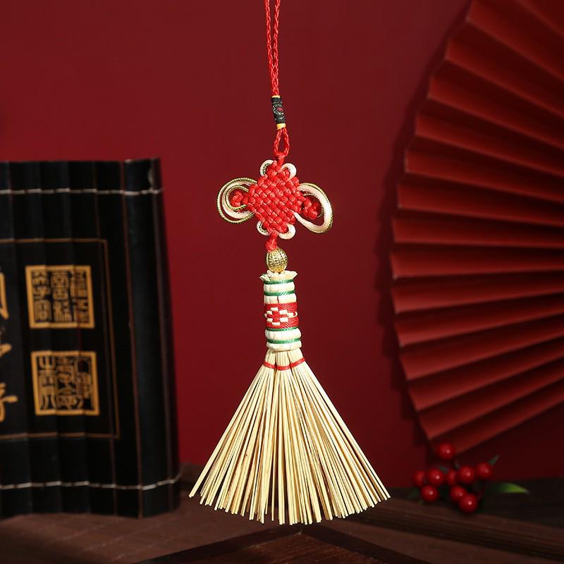 2026 Dragon Boat Festival Mugwort Fan Pendant & Indoor Sachet Bells for Door Handle and Decoration