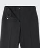 MUSINSA STANDARD WOMAN Women'S Straight Hidden Banding Slacks [Charcoal Gray]