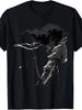 100% Made in USA, 180g Das coolste Afro Samurai T-Shirt