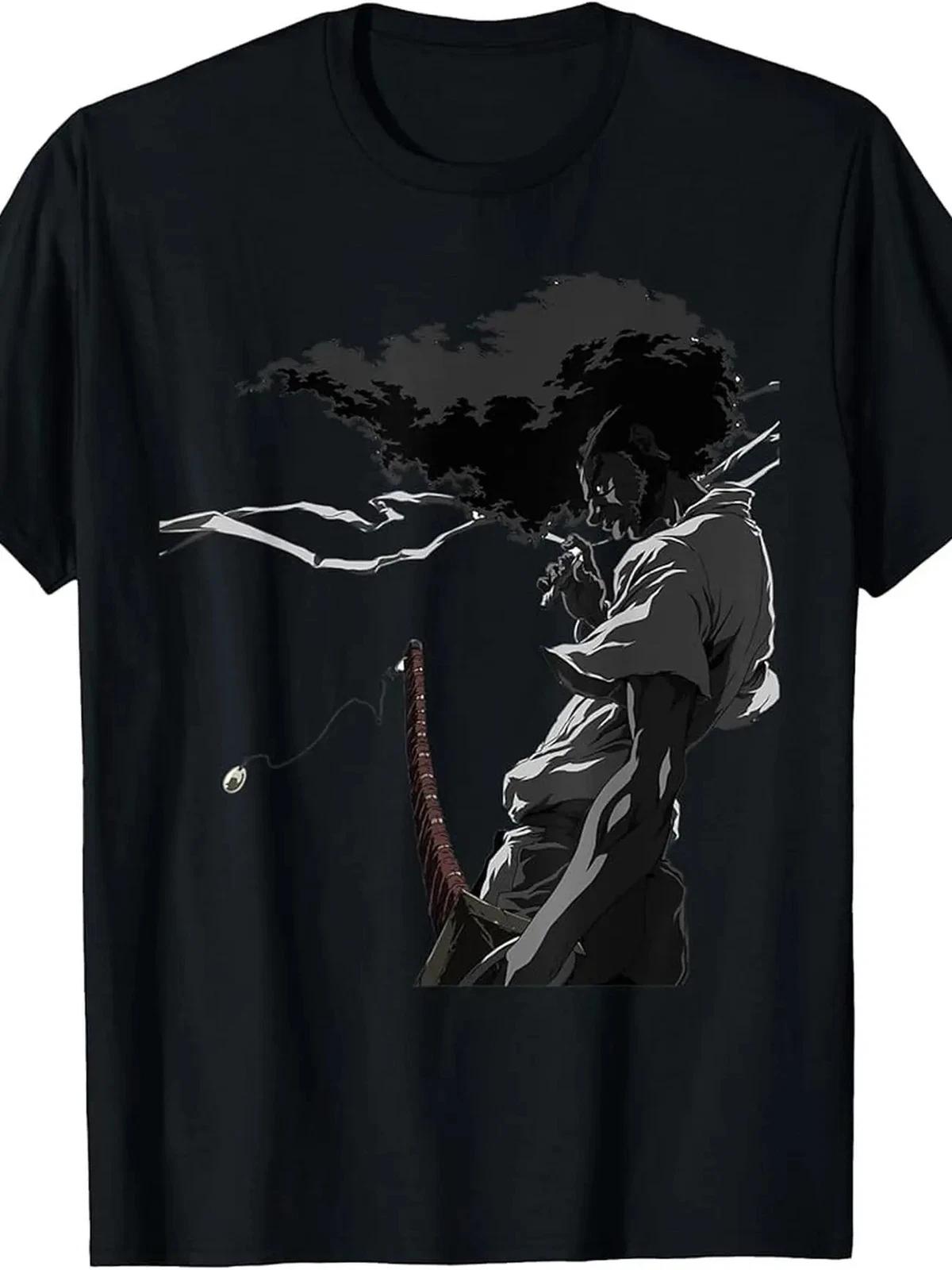 Men s Funny Larry the Cat Phone Call Graphic T-Shirt - Black with Larry Saying L