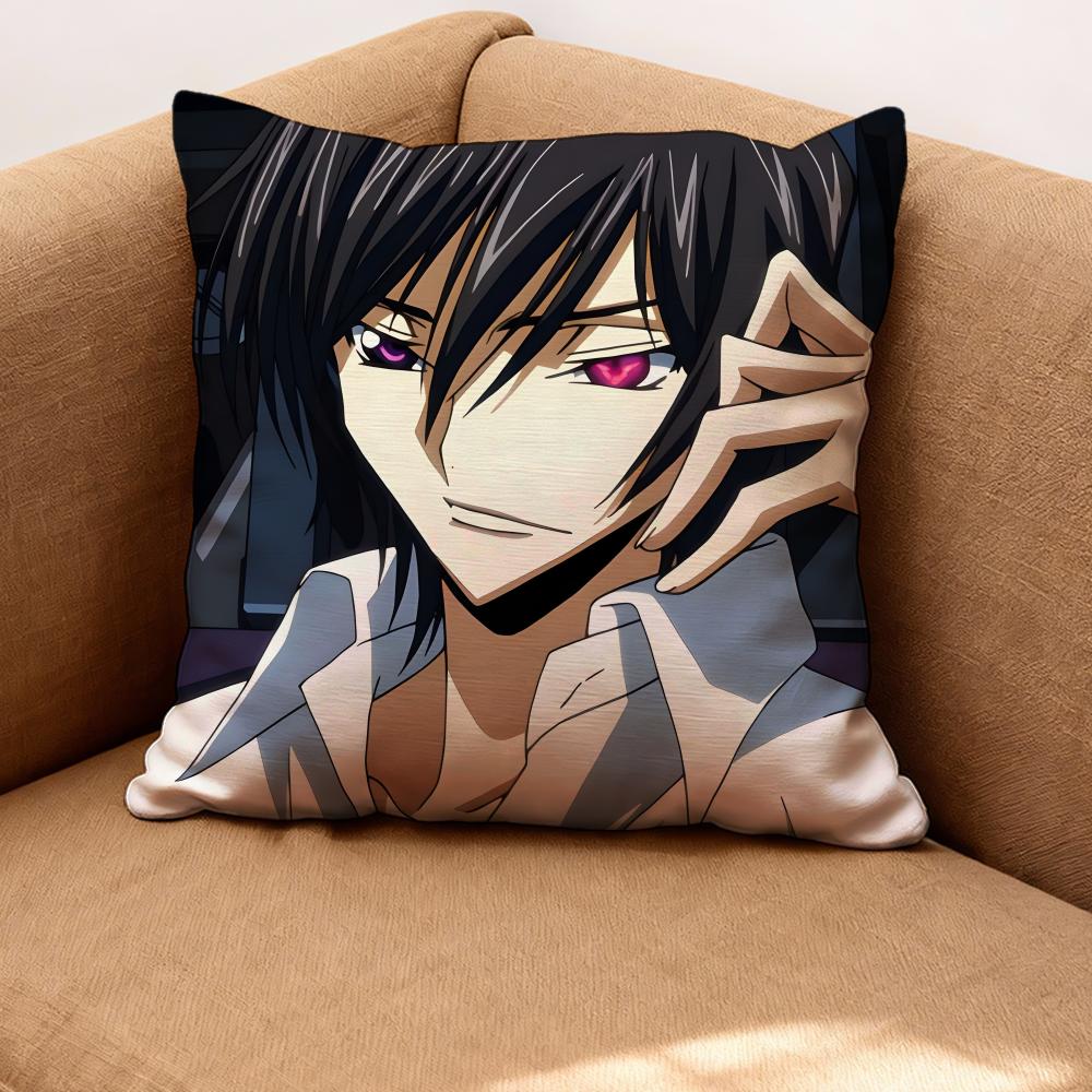 Lelouch of the Rebellion Cushion Cover Premium Comfort Reversible Pillow Cove -Two in One Design for Any Room & Car Interior