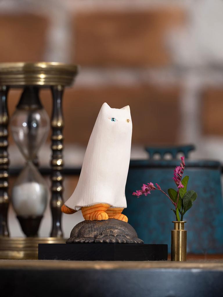 Cat Medjed Sculptor supervised by Butsuya Buddhist beckoning ornament Medjed Buddha, God, Sakai, statue, talisman, cat, (NB Shin)