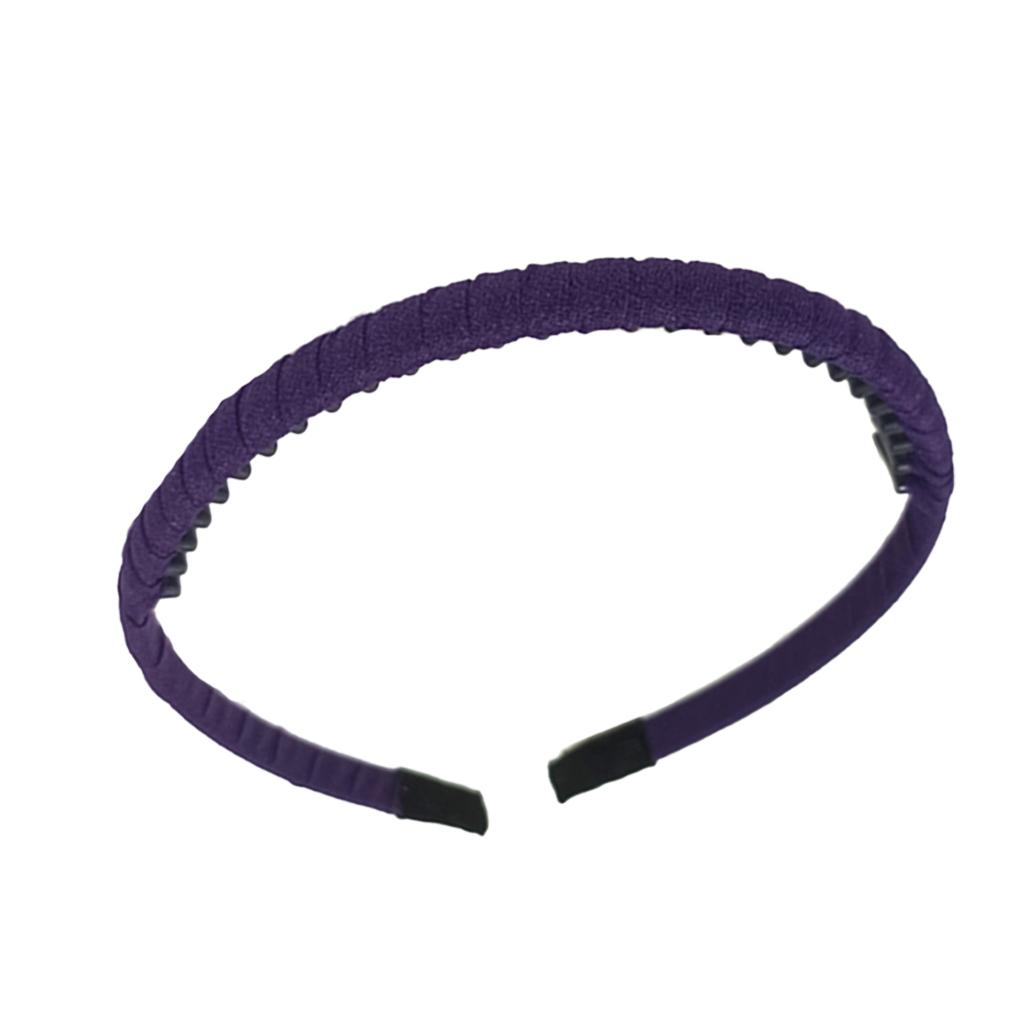 Hair Accessories with Teeth Classic Elastic Simple Headband Clothes Matching Accessory Shower Hairband for Adult Lady Female Use