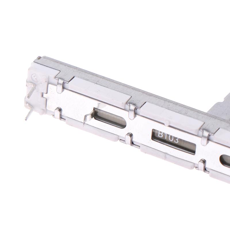 1 Pcs For 60Mm Djm 350 400 600 700 800 Push Fader Straight Slide Potentiometer Dj Mixer Stereo Fader Sliding Potentiometer