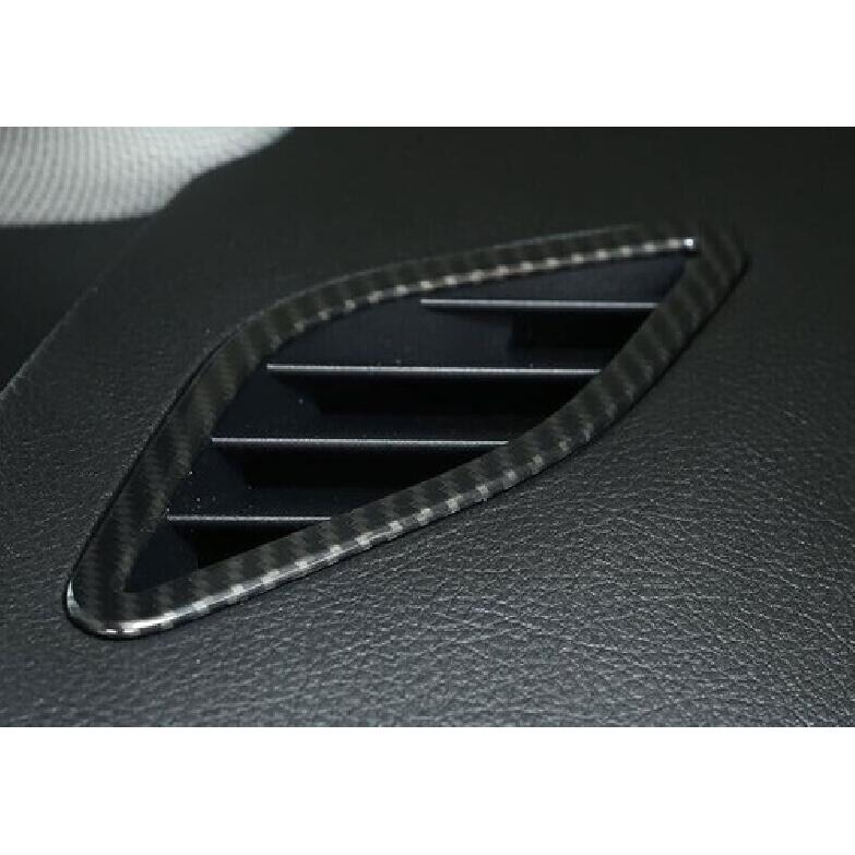 ABS Carbon Fiber Dashboard Side Outlet Vent Trim For BMW 2 Series Touring 15-19