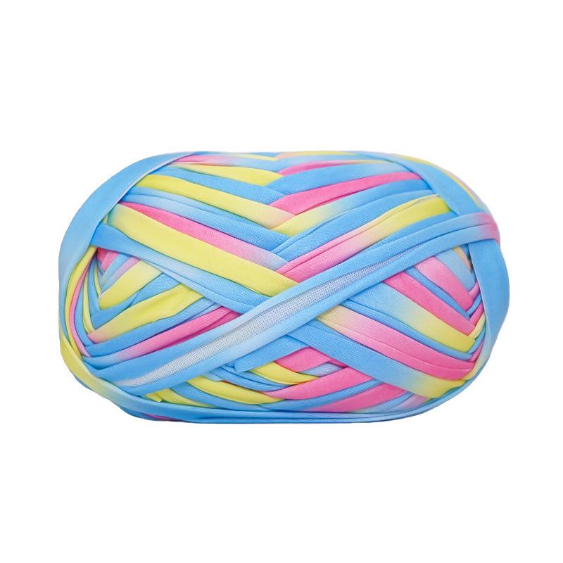 Cloth Strip Yarn DIY Crochet Kit: Handmade Bag, Knitting Material for Cushions, Carpets, and Dolls