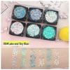 Star Glitter Gel Eyeshadow Palette with Crystal Sparkles Eyelid Patches - No Glue Needed